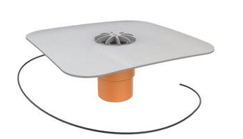 Vertical heated balcony outlets with integrated custom made sleeve Vertical heated balcony outlets with integrated custom made sleeve