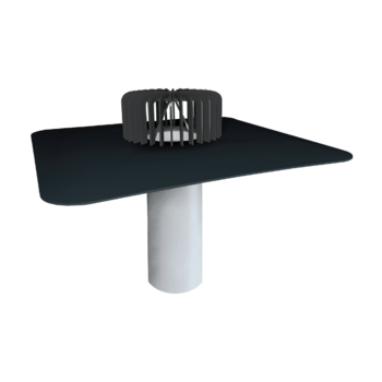 Extended single-wall roof outlets