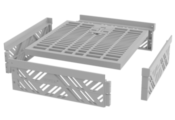 Inspection chamber for green roofs